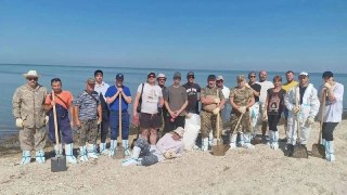 Ликвидация последствий выброса мазута в Краснодарском крае