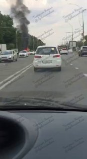 Пожар на улице Красных Партизан: сгорело транспортное средство