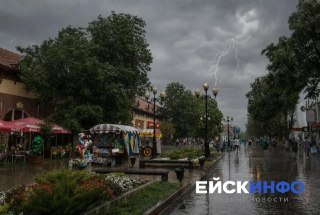 Ожидаются сильные дожди и грозы в Краснодарском крае