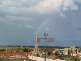 Витязево: Красота радуги после дождя украсила вечер